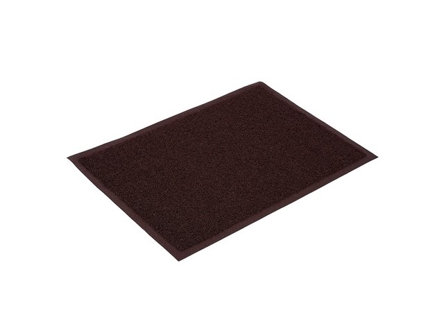 Коврик пористый 50х70 см коричневый 22188